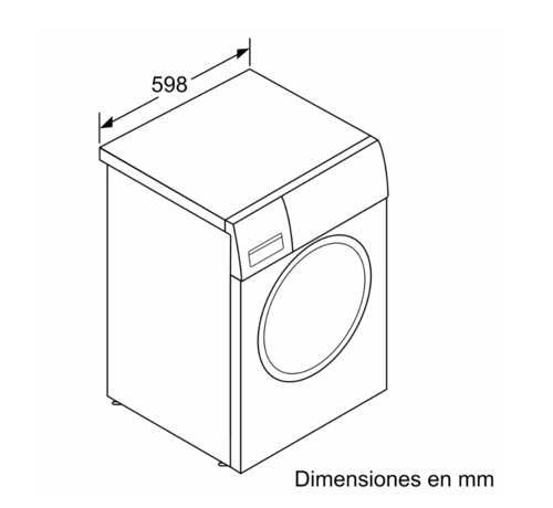 LAVADORA IQ500 SIEMENS WG54G2Z0ES