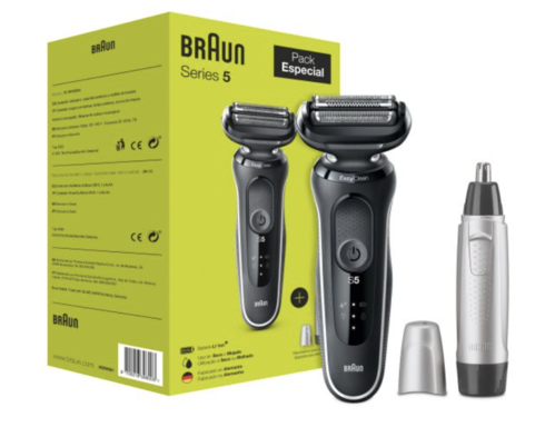 AFEITADORA SHAVER 51 + EN10ES BRAUN 51 WET & DRY