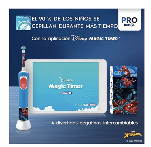 CEPILLO DENTAL ORAL B PRO KIDS SPIDERMAN