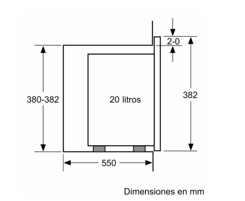 MICROONDAS INTEGRABLE BALAY 3CG5172N2