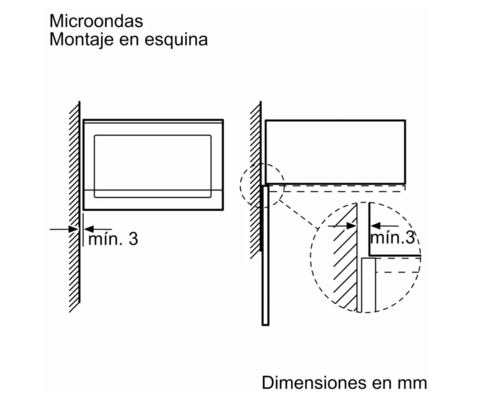 MICROONDAS INTEGRABLE BALAY 3CG5172N2