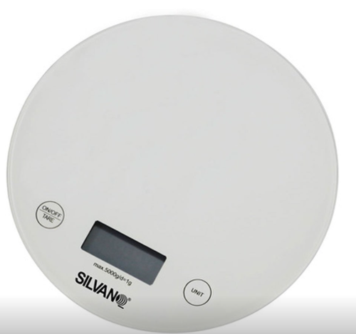 BASCULA DE COCINA SILVANO 34-SL-BCDR-80