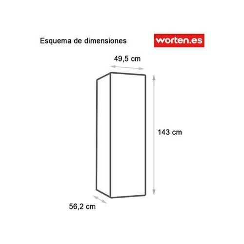 FrigorÃ­fico Combi Altura 143 Cm Kunft Kc6455