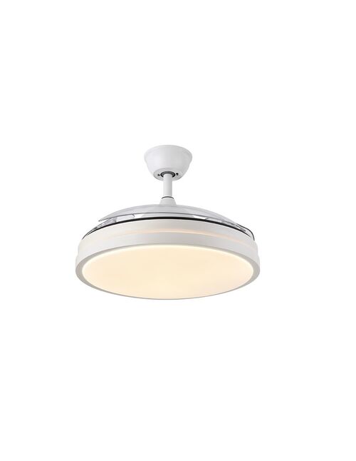 VENTILADOR TECHO FABRILAMP ESCORPION 59W COLOR BLANCO 107 CM