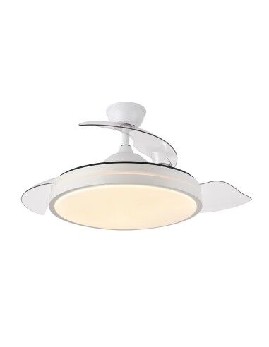 VENTILADOR TECHO FABRILAMP ESCORPION 59W COLOR BLANCO 107 CM
