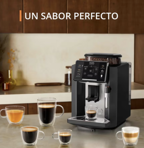 CAFETERA SUPER AUTOMATICA KRUPS EA910A10 SENSATION'