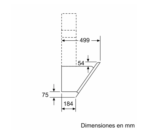 CAMPANA INCLINADA PARED BALAY 3BC587GG'