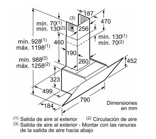 CAMPANA INCLINADA PARED BALAY 3BC587GG'