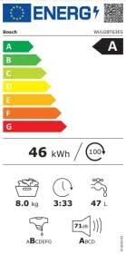 LAVADORA LIBRE INSTALACION BOSCH 8 KG A WUU28T63ES