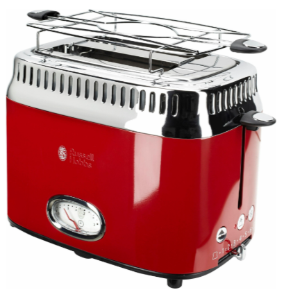 TOSTADOR RUSSELL HOBBS 2168056 RETRO ROJO
