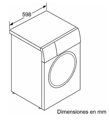LAVADORA BALAY 8 KG 1200 RPM 3TS282B BLANCA CLASE A