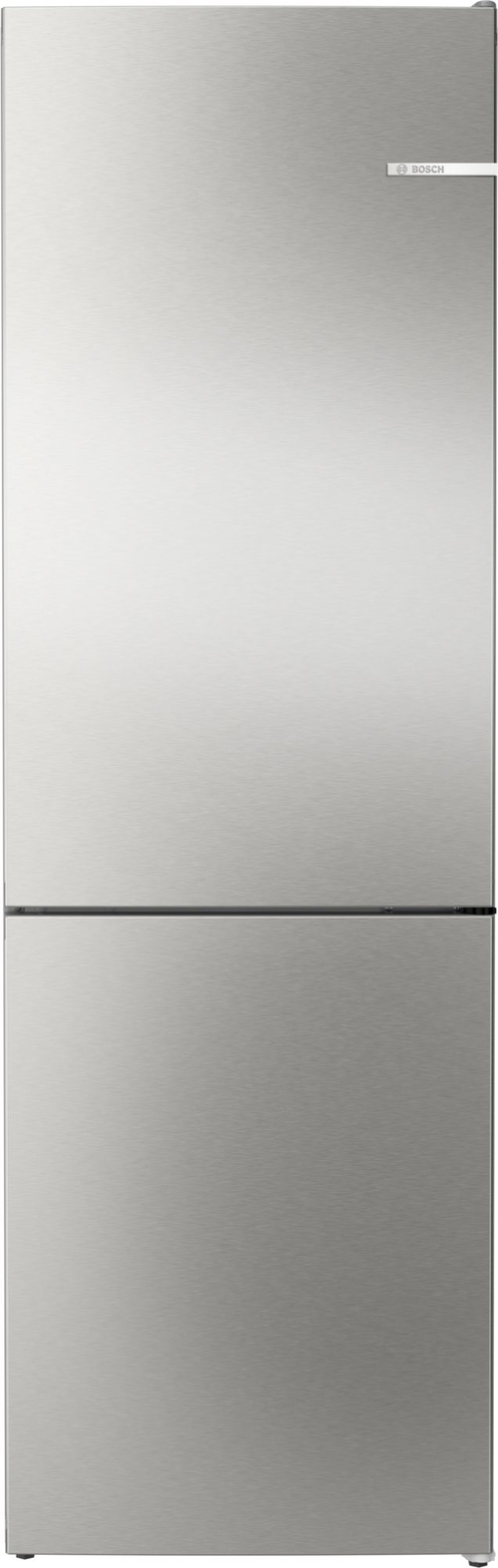 Serie 4 Frigorífico combinado de libre instalación 186 x 60 cm KGN36VIDB Acero inoxidable