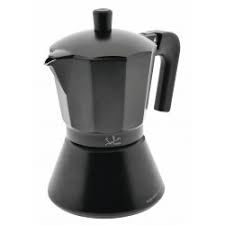 CAFETERA JATA ITALIANA INDUCCION 12 TAZAS NEGRA CFI12