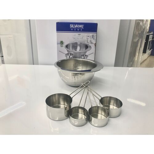 CUENCO SILVANO 48-CAX-650 ACERO INOX 1.2 LT + 4 MOLDES