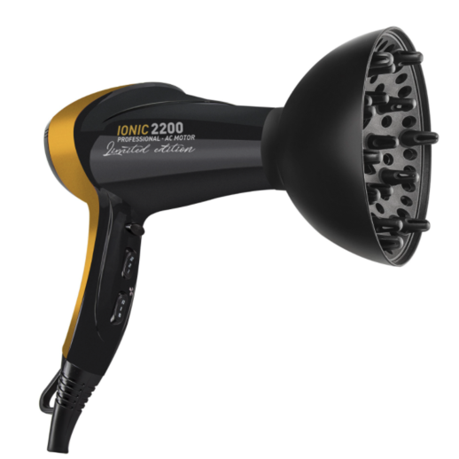 SECADOR PELO NEGRO/DORADO KUKEN 33842 2200W AC