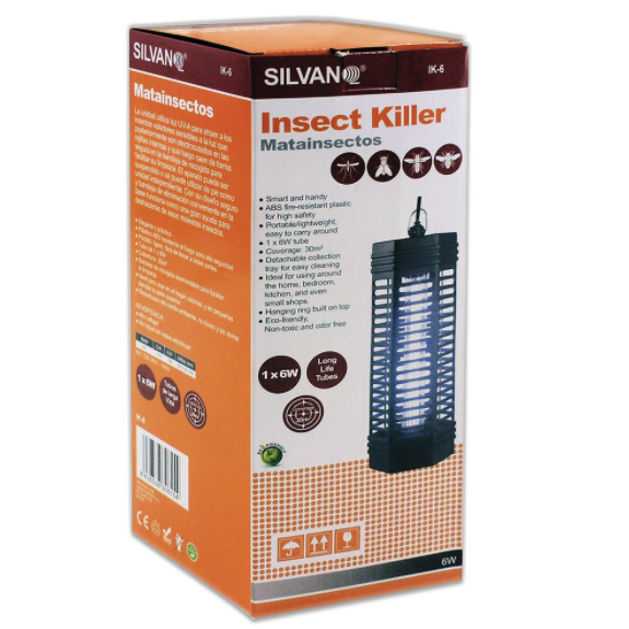MATA INSECTOS COLGANTE BÁSICO 6 W