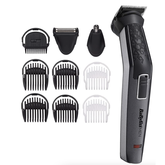 BaByliss MT727 RECORTADORA DE CUERPO BARBA NARIZ Y OREJAS SIN CABLE