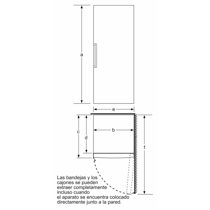 CONGELADOR NOFROST A++ BOSCH GSN36AI31