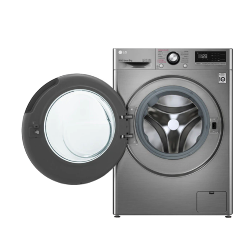 Lavadora de carga frontal LG F4WV3009S6S de 9 Kg y 1.400 rpm