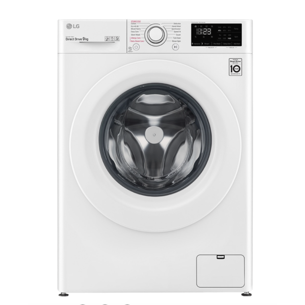 LAVADORA  LG F4WV3009S3W 9KG 1400 RPM MOTOR DIRECT DRIVE DISPLAY A+++-40%