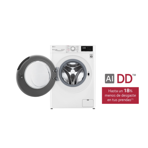 LAVADORA  LG F4WV3009S3W 9KG 1400 RPM MOTOR DIRECT DRIVE DISPLAY A+++-40%