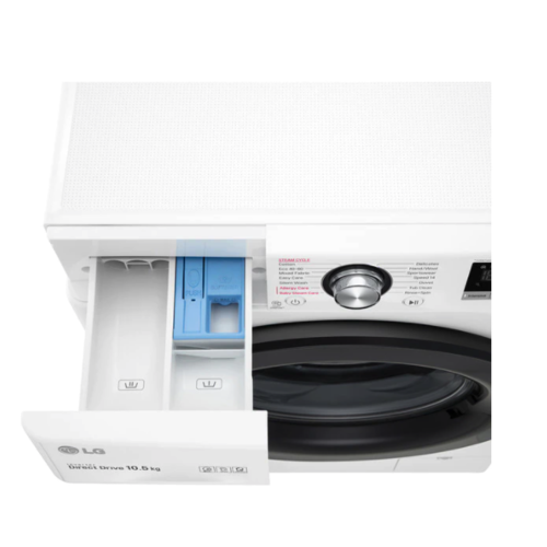 Lavadora inteligente LG F4WV3010S6W de 10,5 Kg y 1.400 rpm