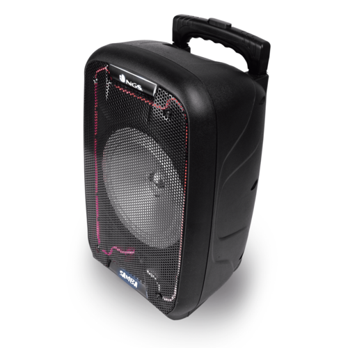 ALTAVOZ PORTATIL DE 30W CON BATERIA Y LUCES LED