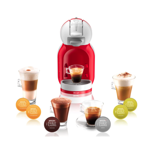 CAFETERA  Dolce Gusto Mini Me De'Longhi EDG305.WR ROJA Y BLANCA