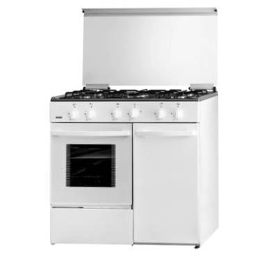 COCINA CON PORTABOMBONAS SVAN SVK9551GBB BLANCA 5 FUEGOS