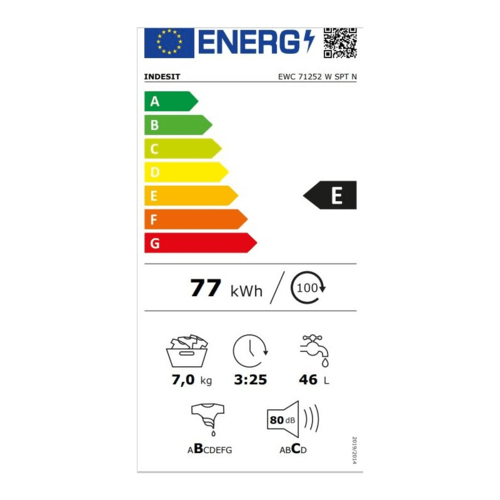 LAVADORA INDESIT  EWC71252W