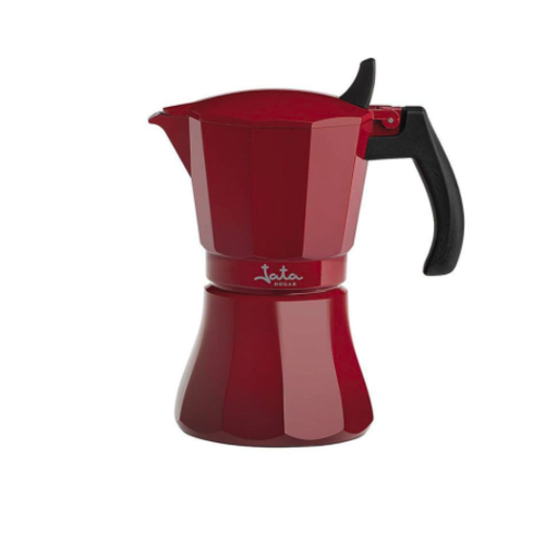 CAFETERA INDUCCION ROJA VULCANO HCAF2009 JATA 9 TAZAS